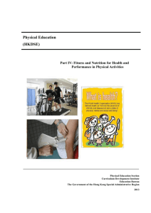Fitness and Nutrition for Health and Performance in Physical