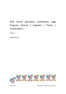 2.2. IPv6 Education Logo Program