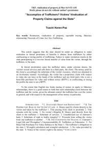 Reforming Tracing Law: Some Lessons from Sex Trafficking