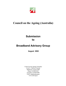 Submission - Inquiry into the Australian Telecommunications Network