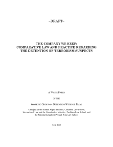 Working Draft, A White Paper of the Working Group