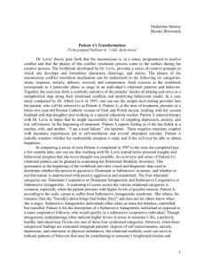 Patient A Case Study