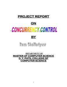 concurrency control