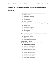 Chapter 11 Lab Manual Review Questions and Answers
