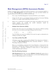 DFS2 – Risk Management - Bookkeeping Education