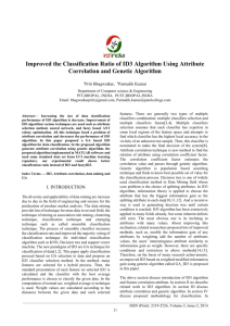 iii. attribute correlation & ga algorithm