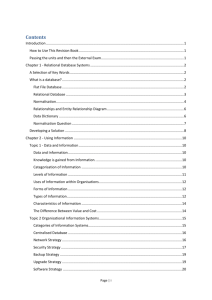 Contents - Cardinal Newman Website