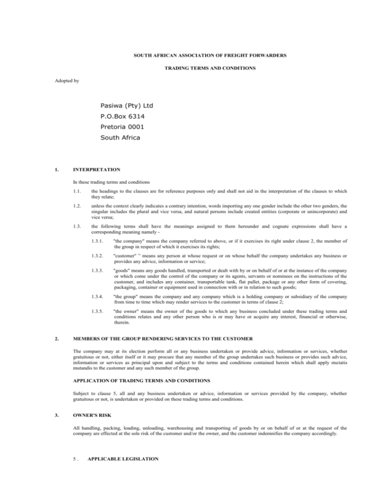 saaff-trading-conditions