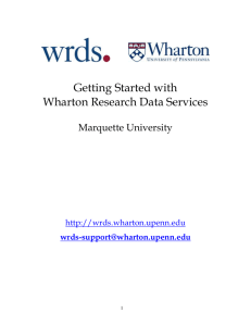 Getting Started - Marquette University
