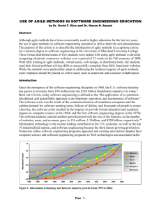 the use agile methods for software engineering