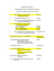 esl 006 - Montgomery County Community College