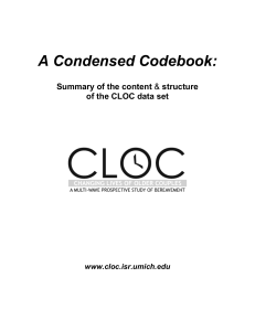 Condensed Codebook