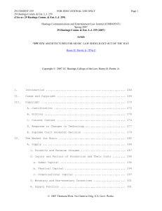 Westlaw Summary Report for PERRITT,HENRY 1534905