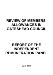 Remuneration Panel Final Report 2014