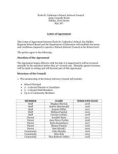 SAC Letter of Agreement 2015