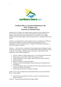 1 Northern Rivers Tourism Submission to the NSW Taskforce for