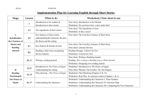 Implementation plan