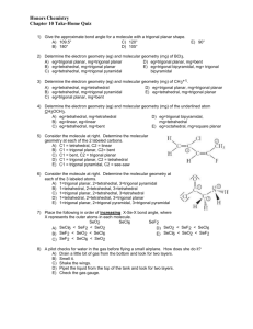 Chemistry: A Molecular Approach, 2e (Tro) - EHS