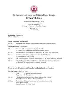 Research Day Program - St Georges University