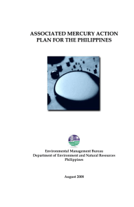 associated mercury action plan for the philippines