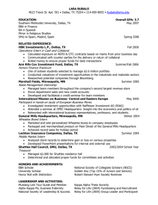 resume - Southern Methodist University