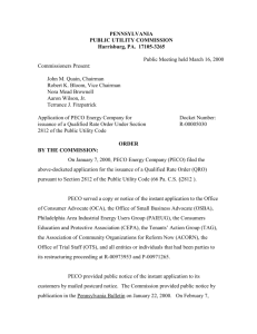 Template (FUS) Order - Public Utility Commission