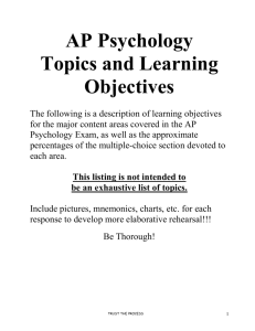 AP Test Objectives DOC - Mr. Voigtschild