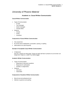 UOPX Material - University of Phoenix
