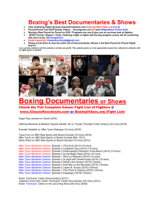 Boxing's Best Documentaries & Shows
