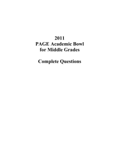 Practice Questions PAGE 2011