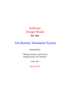 Use Case Model - cop-ginrummy - Gin Rummy Simulation