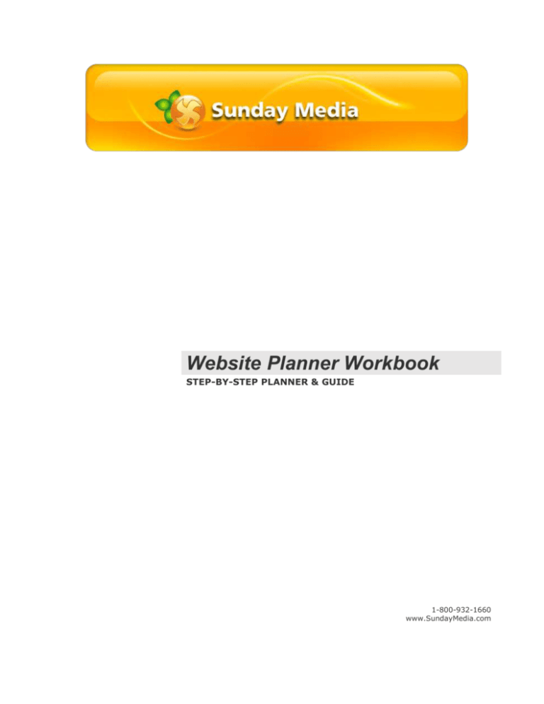 Website Planner Kit (Print Version)