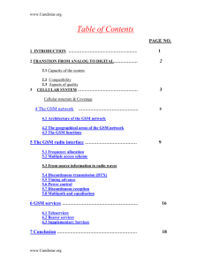 Global System for Mobile communications