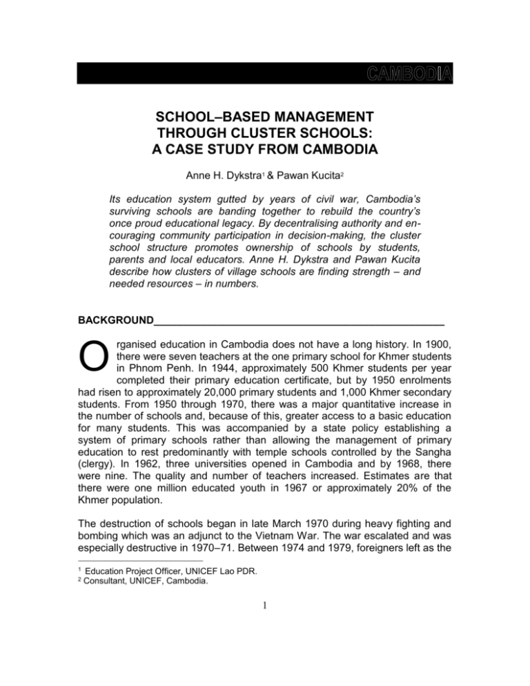 school based management practices thesis
