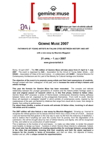 GEMINE MUSE 2003 - Giovani Artisti italiani
