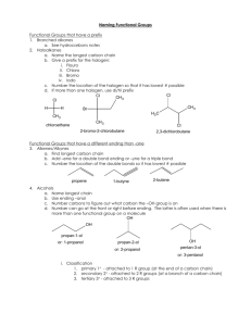 Properties of Organic Compounds