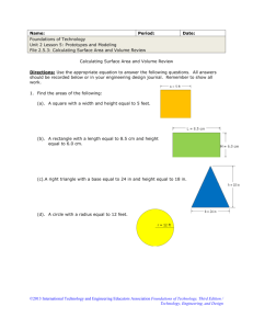 Name: Period: Date: Foundations of Technology Unit 2 Lesson 5