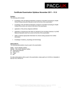 Certificate Syllabus
