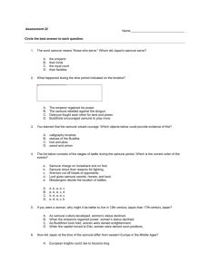 Assessment 22 Name Circle the best answer to each question. The