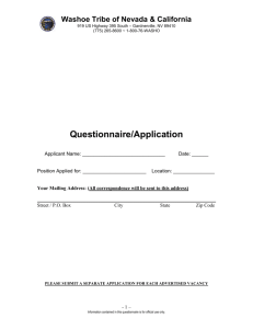 to Regular Application Form