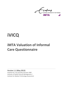 3 iMTA Valuation of Informal Care Questionnaire (iVICQ)