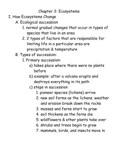 Chapter 3: Ecosystems