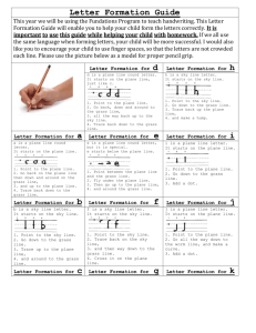 letter formation guide