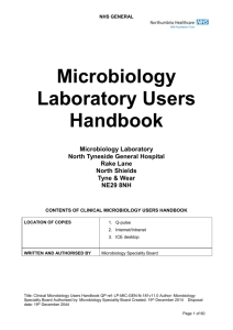Clinical Microbiology and