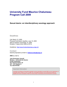 References - Fonds Universitaire Maurice Chalumeau