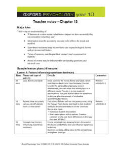 Teacher notes—Chapter 13 Major idea To develop an