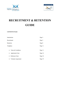 Recruitment & Retention Guide - Scottish Football Association