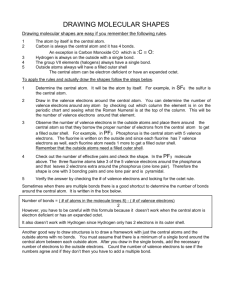 Notes on Drawing Molecular Shapes