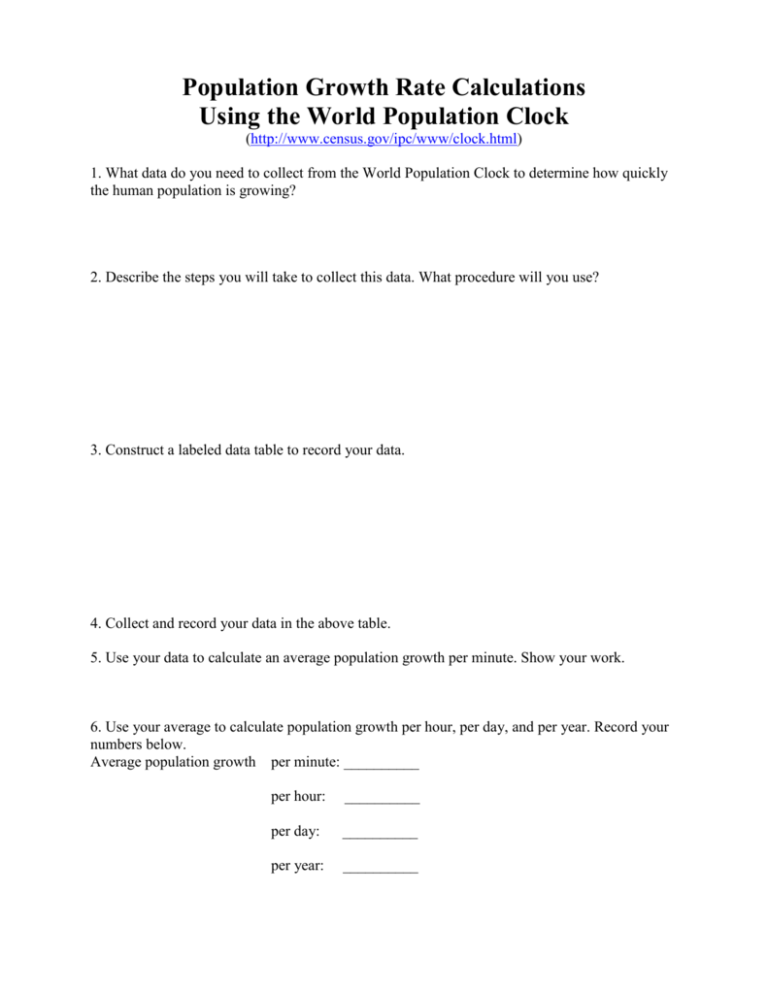 population-growth-rate-calculations-using-the-world-population