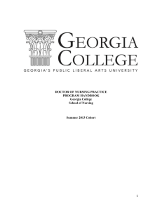 Doctor of Nursing Practice - Georgia College & State University